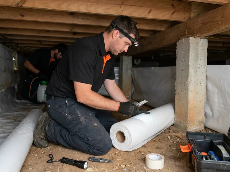 Crawlspace Vapor & Moisture Defense in Greenville, sc